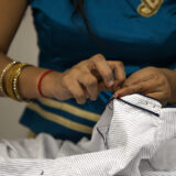 artisan making clothing