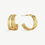 gold hoop earrings
