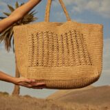 raffia tote