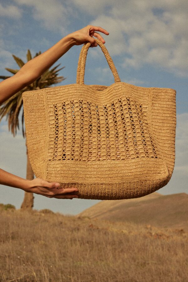 raffia tote
